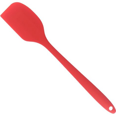 Spatola in silicone resistente al calore (315 °C), flessibile e delicata sulle pentole, facile da pulire con una sola passata, versatile per cucinare e mescolare, blu-verde (1/5)