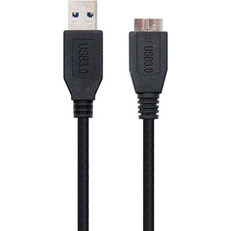 Nanocable CABLE USB 3.0, TIPO A/M-MICRO B/M, NEGRO, 1.0 M (1/4)