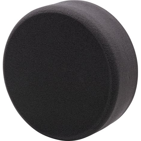 Draper 150mm Polishing Sponge Soft Hook and Loop Black 15cm 6 Inch 01793 (1/5)