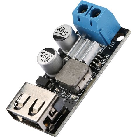 Convertisseur abaisseur DC-DC 6V-32V 12V 24V vers 5V Module d'alimentation USB QC3.0 Charge Rapide (1/5)