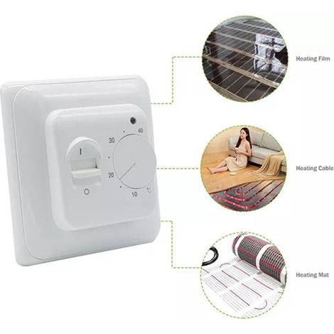 Capteur électronique de température maximale pour thermostat de plancher chauffant hydraulique, contrôleur intelligent 16 A