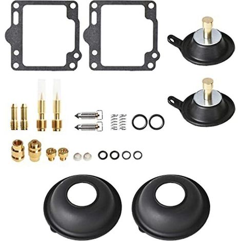 Kit de reparación de diafragma de carburador para Yamaha Virago XV750 (1988–1997), piezas de goma de alta resistencia.