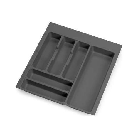 Portaposate Optima Vertex/Concept 500mm M 500 Plastica Grigio Antracite Emuca