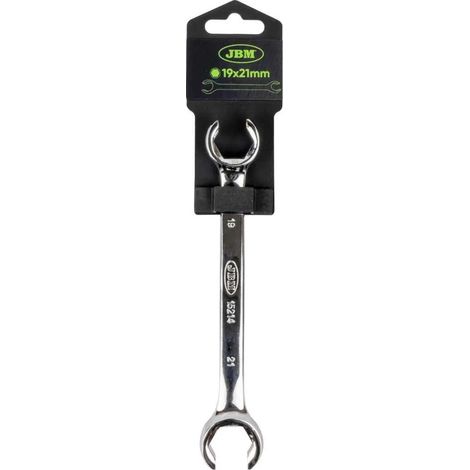 Chiave a dado svasata jbm flare nut wrench doppia estremità 19x21 mm
