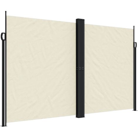 Maison Exclusive - Tenda da Sole Laterale Retrattile Crema 200x1000 cm (1/5)