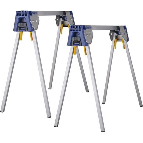 IRWIN IRST83474-1 All Metal Sawhorses Twin Pack IRW183474