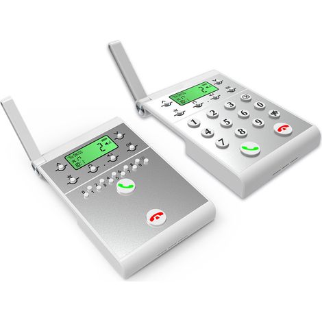 Système d'interphone sans fil, interphone numérique intelligent, interphone de bureau sans fil, interphone téléphonique pour entreprises, bureaux et domiciles, système d'interphone de pièce à pièce (1/2)