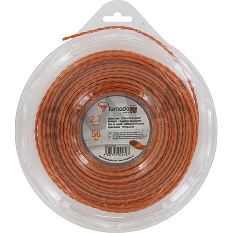 BLISTER-TRIMMERLINIE 2,7 MM RIF 1517125 KOMPATIBEL MIT TORNADO
