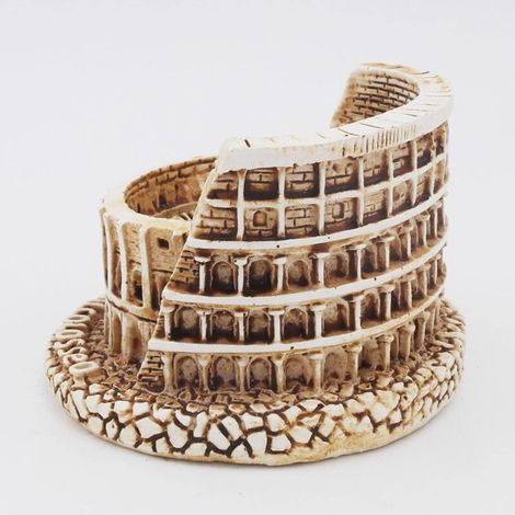 Decorazioni per acquari a forma di Colosseo, antica arena, anfiteatro romano, rettili, tartarughe, lucertole, ragni, terrari, decorazioni per animali domestici (1/4)
