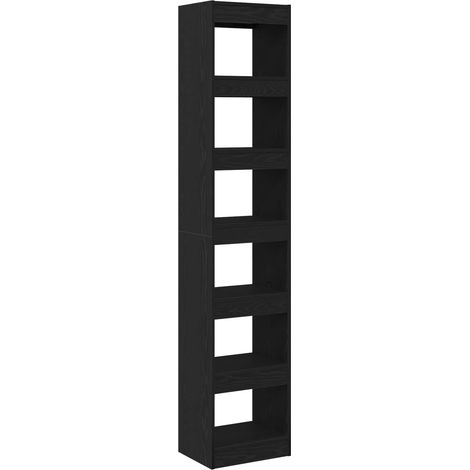 Maison Exclusive - Armadio per Libri Rovere Nero 40 x 30 x 198 cm