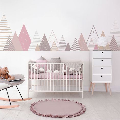 Stickers enfant montagnes scandinaves melinka 70 X 115 cm (1/5)