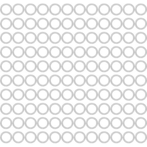 120 rondelles plates en acier inoxydable, diamètre intérieur 8 mm, diamètre extérieur 11 mm, accessoires d'entretien 4807-0811-0500 (1/5)