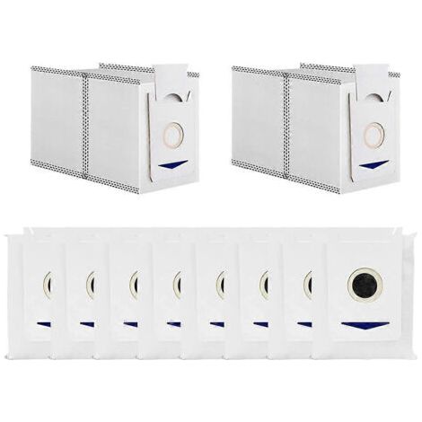 Lot de 10 sacs �� poussi��re de rechange pour aspirateurs Yeedi M12 PRO, Ecovacs DEEBOT T30 Omni et T30 PRO MAX.