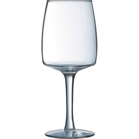 Lot de 6 verres à pied 19 cl – Verre Purity ultra-résistant – Empilables et faciles à nettoyer – Pour usage quotidien – Luminarc
