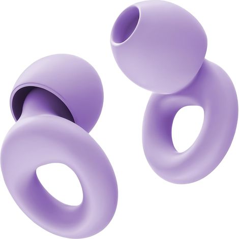 Bouchons d'oreilles sommeil 27 dB, protection auditive, violets (1/5)