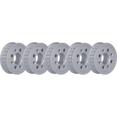 5 poulies de distribution avec alésage de 14 mm, roue synchrone HTD pour machines CNC et machines laser (Ingénierie)