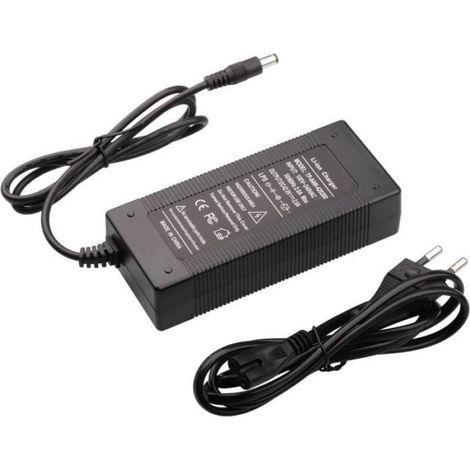 Chargeur Trottinette Electrique - 42 V 2 A - Pour Batterie Lithium 36 V - Prise DC 5.5 x 2.1 mm - 1 Pièce (1/4)