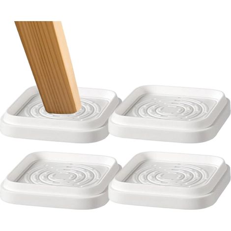Rehausseurs de Meubles – Élévateurs pour lit et Chaise pour réglage de la Hauteur Robuste avec Base antidérapante, Blocs de Support empilables pour Pieds de Table, canapé et Rangement à la