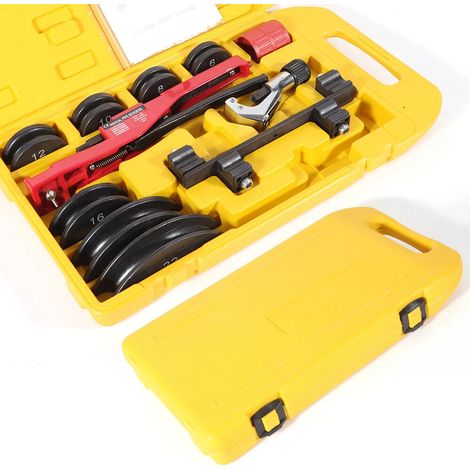 Rohrbiegegerät Manuelle Rohrbieger Rohrbiegemaschine Handrohrbieger Ø 6-22mm Set (1/5)