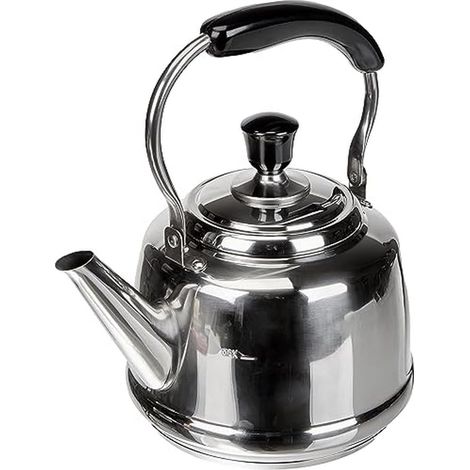 Bouilloire Inox 2,5 L Acier Inoxydable Sifflet Ergonomique Tous Feux Dont Induction Cuisine Quotidienne (1/4)