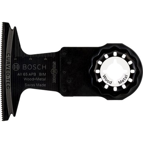Bosch 1x BIM Hoja de sierra de inmersión Starlock AII 65 APB Madera y Metal 40 x 65 mm - 2608661781