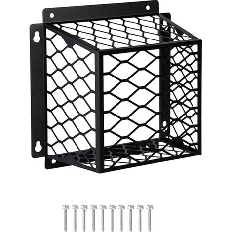 Grille de protection anti-oiseaux noire 775 pouces 1 couvercle de protection ventilateur d'extraction pour empêcher les animaux d'entrer (1/5)