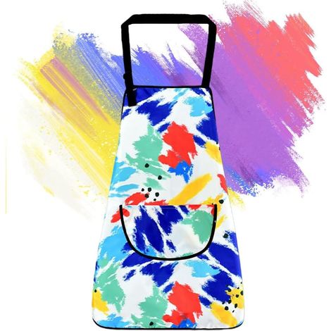 Tablier Enfant Tablier Peinture Enfant Tablier Enfants avec Poches Réglables Tablier Chef pour Garçons Filles Artisanat Peinture Cuisine Coloriage 5-11 Ans (1/5)