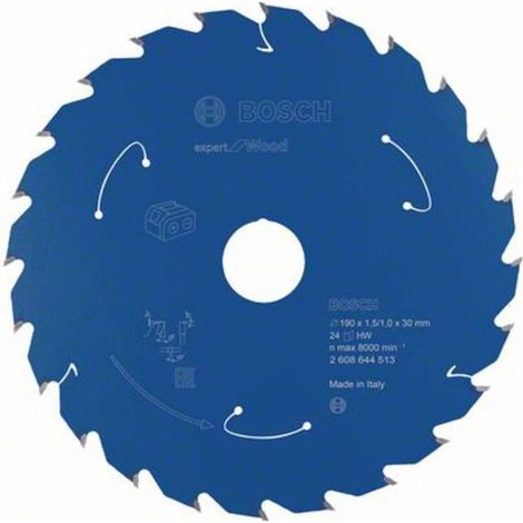 Lame de scie circulaire 190x1.5/1x30 Z 24 Bosch (1/10)