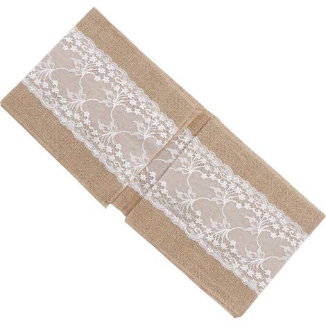 Nappe décorative blanche pour mariage (1/5)