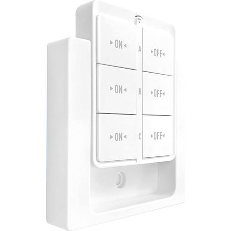 Kit interrupteur sans fil va et vient mini émetteur Radio Sans Fil 433 MHz interupteur sans fil 150 Mètres Plage De Contrôle 2200 Watt Commutateur sans fil Mobile (1 Interrupteur) (1/5)