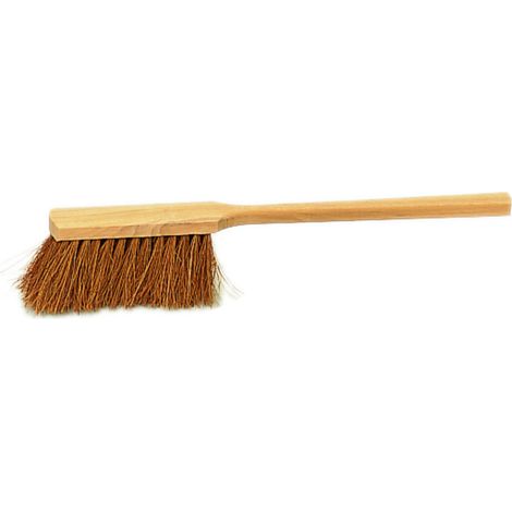 Handfeger Kokos langer Stiel 45cm Kokosfeger Feger Kokosfasern Kokoshaare