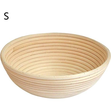 1PC Panier à Pain en Osier pour Fermentation et Pousse de la Pâte, Ustensile de Boulangerie (1/5)