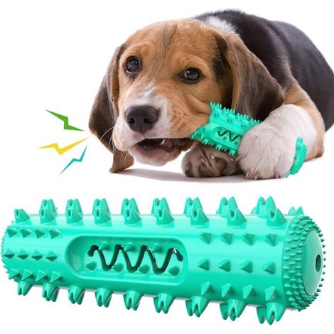Jouet interactif pour chien - pour l'éducation et le nettoyage des dents, convient aux chiens ayant tendance à mordre agressivement - 1 pièce, bleu (1/3)
