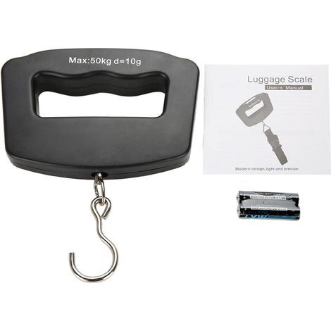 Mini-tragbare und präzise digitale Hakenwaage, elektronisches Hängegewicht für Gepäck, Einkäufe und Outdoor-Aktivitäten (1/5)