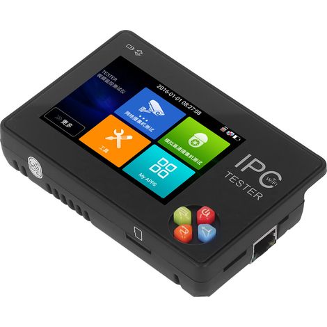 Testeur de caméra CCTV 4K 3,5 pouces, écran portable pour surveillance, code maître, prise UE 100-240V, outil de diagnostic de sécurité (1/5)