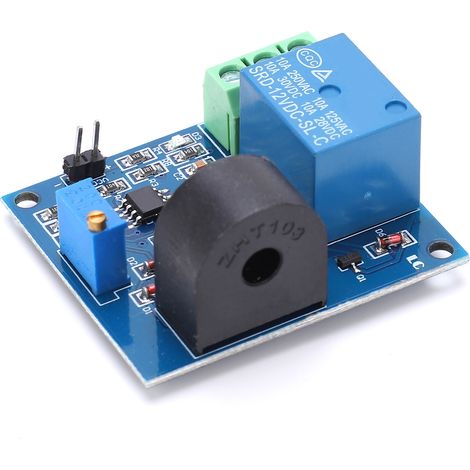 Module de détection de surintensité, sortie de signal de commutation, détection de courant alternatif, relais 12 V (1/5)