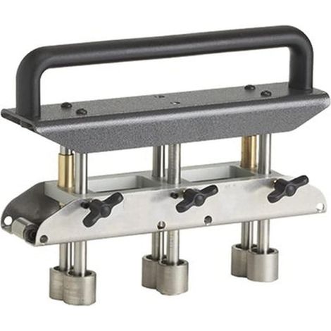 Cintreuse à Rouleaux de Bord 3 Stations pour Tôle de Toiture Plieuse Manuelle 0-90 Degrés Rouleaux en Acier 13-130 mm Poignée en Alliage Léger et Robuste (1/5)