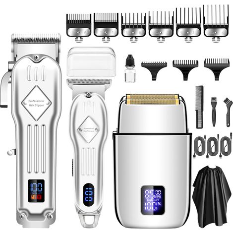 Ensemble tondeuse à cheveux et tondeuse à barbe professionnelle (1/5)