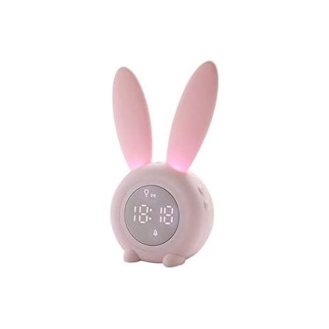 Réveil numérique Portable en Forme de Lapin Mignon avec horloges (1/5)