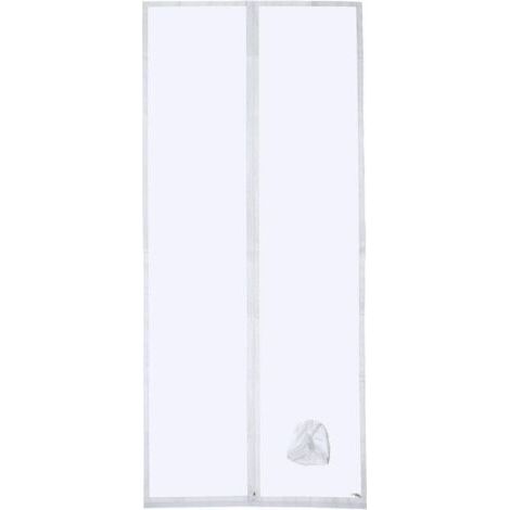 Türdichtung für mobile Klimageräte mit eingenähter Schlauchverlängerung für optimale Kühlleistung, reduzierten Energieverbrauch, mit Reißverschluss, 90x210cm