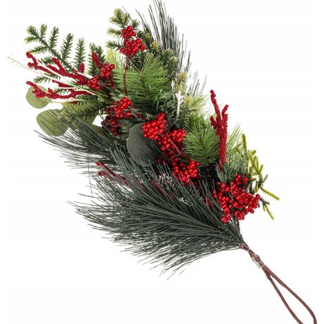 Guirlande décorative de 55 cm, ornement de couronne de Noël (1/5)