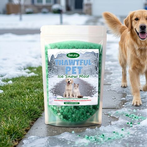 Schneeschmelzmittel für Haustiere zur Reinigung von Gehwegen und Treppen, geeignet für Haustiere und die tägliche Bodenreinigung – 100 g -- BIEMMEDUE (1/5)