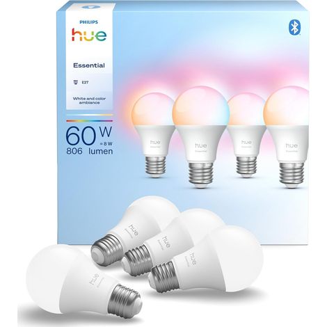 Ampoule LED A60, 806lm, Pack de 4, Multicolore (1/5)