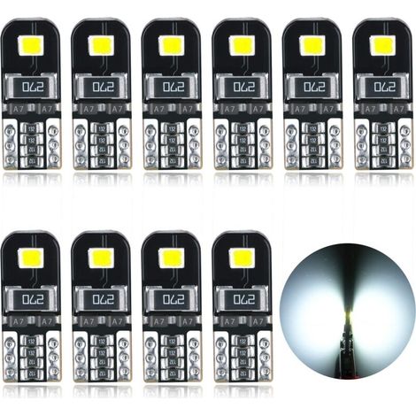 T10 LED CANBUS 12V Bianco Non-Polarità Design W5W Luce interna per auto a cuneo Luce targa