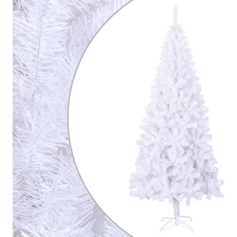 Künstlicher Weihnachtsbaum，Kunstbaum，Weihnachtsschmuck L 240 cm Weiß VEIN418129 (1/5)