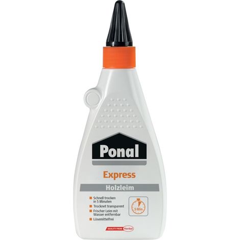 Ponal Express PVAc Holz- leim weiß, 550gr Flasche 10 Stk