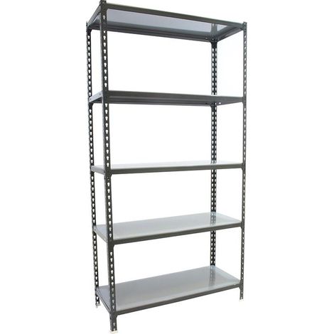 Simonrack Leichte Regal ohne Schrauben Anthrazit Galvanisiert 1800x900x500 mm