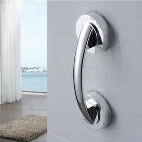 Poignée de Porte à Ventouse salle de bains anti-glissement aspirer les rails, poignée de mobilité portable avec ventouse super forte pour fenêtre de salle de douche (1/5)