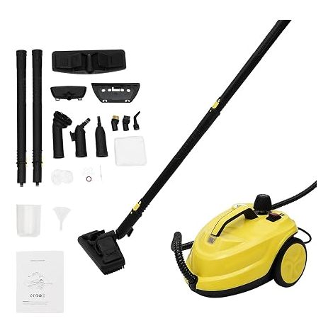 Nettoyeur vapeur multifonction - 1,8 l - Nettoyeur vapeur haute pression - Avec 23 accessoires - Pour le nettoyage des cuisines, salles de bains (1/5)