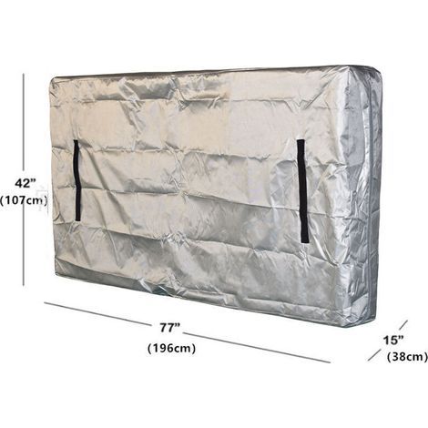 Housse de protection matelas imperméable 196x38x107cm – Tissu Oxford 210D – Rangement durable contre humidité et poussière (1/3)